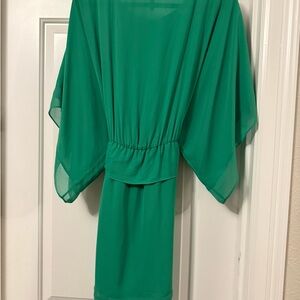 BCBGMaxAzria Vibrant Green Mini Dress